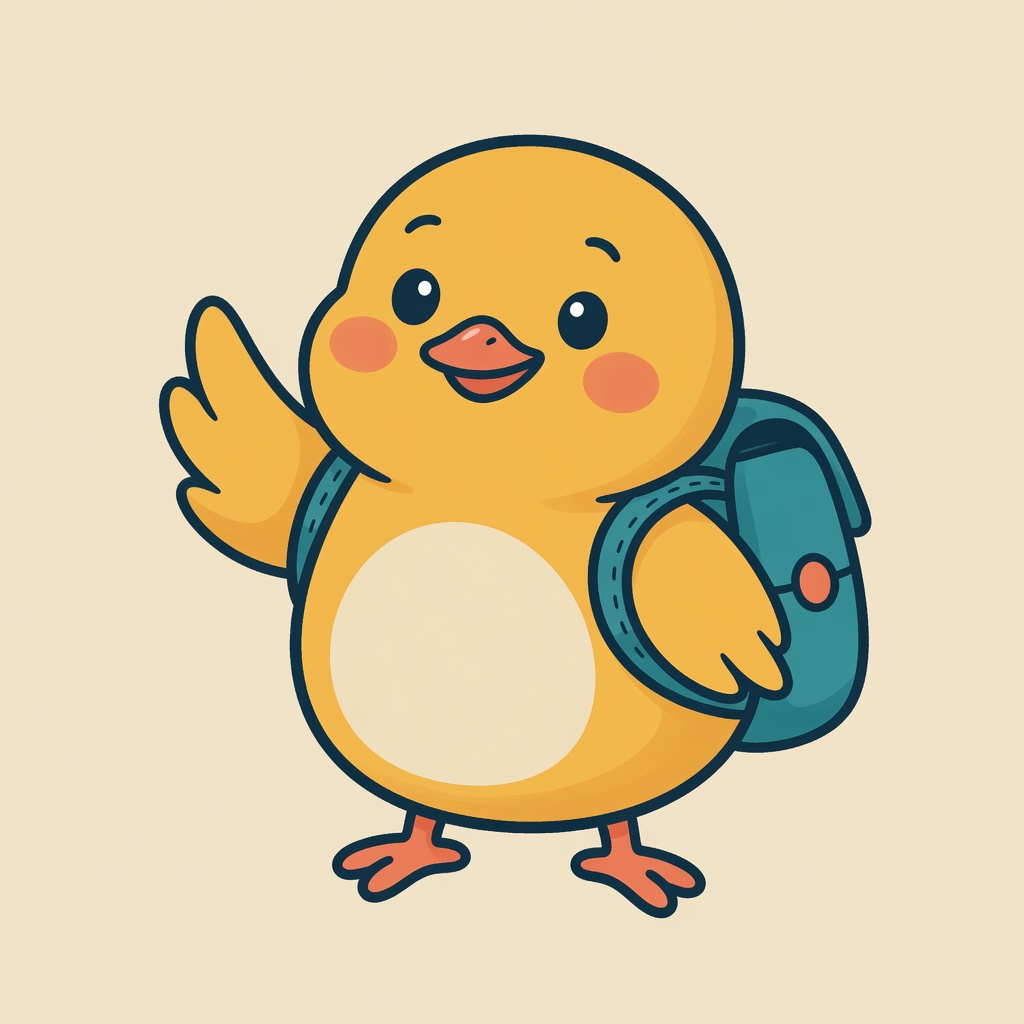 Pip, the Learn to Earn mascot, waving